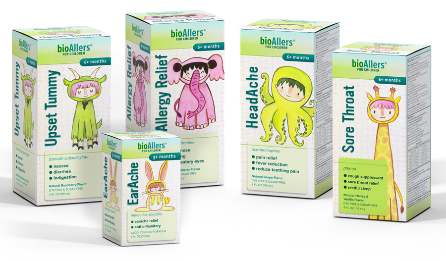 Tonia Dee - Child Medicine package design // toniadee.com